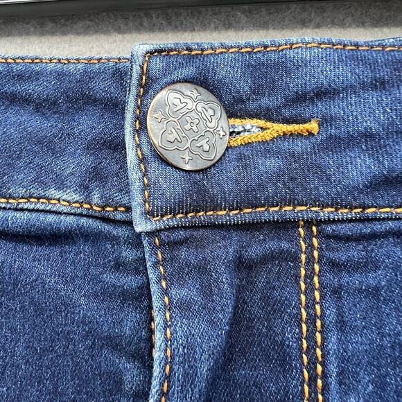 Free People Jeans Women's 28 (6) Blue Skinny Ankle Patch Pocket Preppy Normcore - Picture 8 of 14